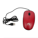 Mouse alámbrico con diseño ergonómico y 1000 dpi