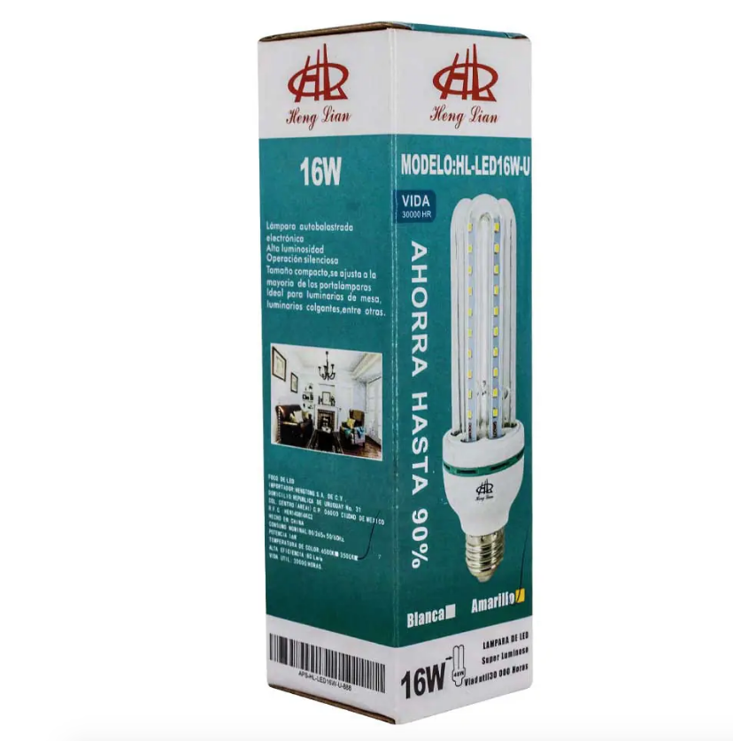 Foco led luz calida 16w hl 