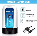 Dispensador recargable automático de agua 1200mah