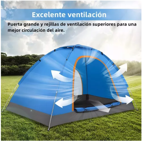 Tienda Casas De Campañas 2 Personas Camping Al Aire Libre