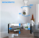 Cámara De Seguridad Ation E27 De 360° Wifi 2.4g /5g Full Hd