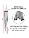 2 Campanillas de Viento de Metal Para la Puerta de Casa u Oficina-HG-41452