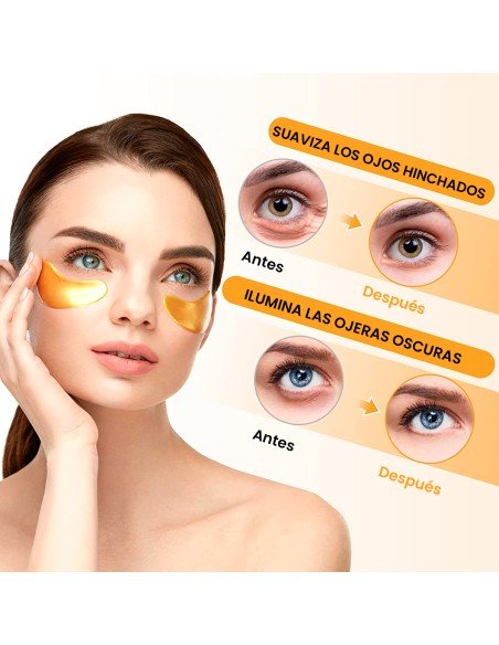 Mascarilla para los Ojos Hinchados, Ojeras Negras, Bolsas Bajo los Ojos Incluye 20 pares-SYB-39781