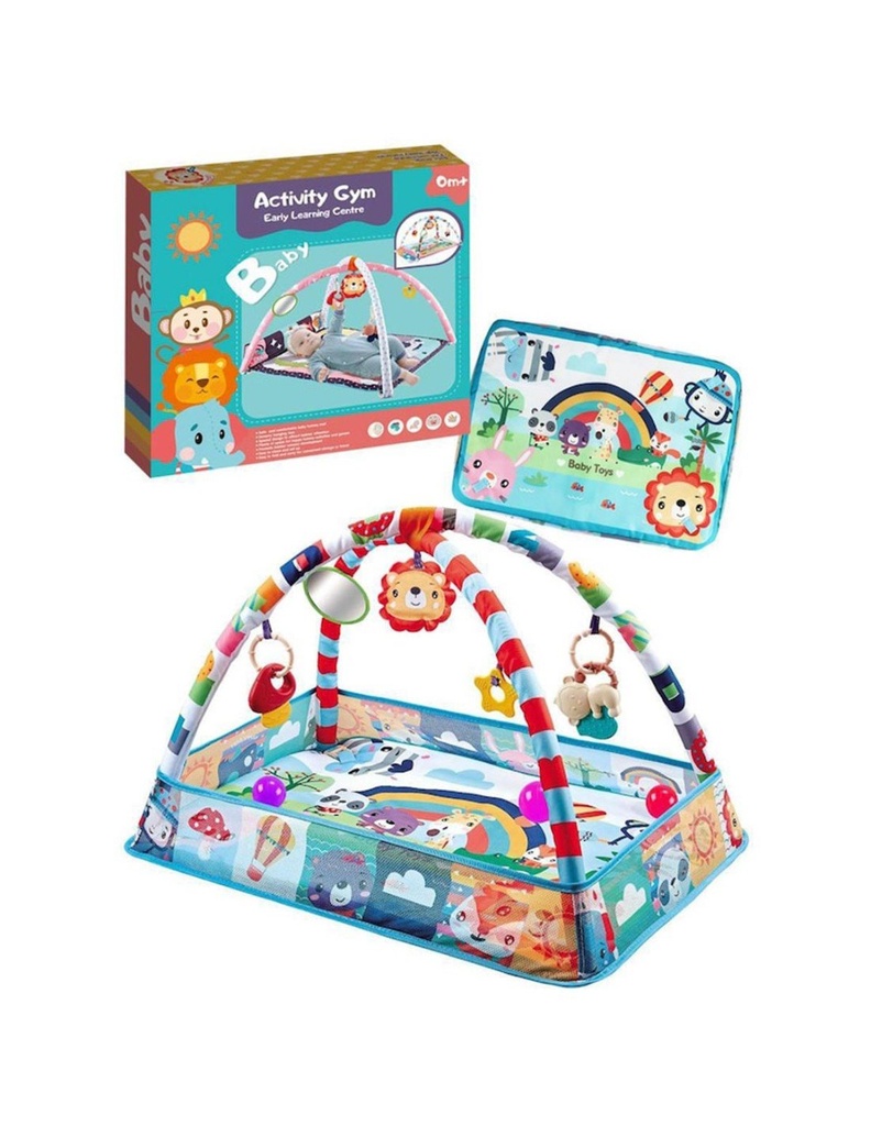 Gimnasio para bebe + Piscina De Pelotas para Bebes-JU-42460