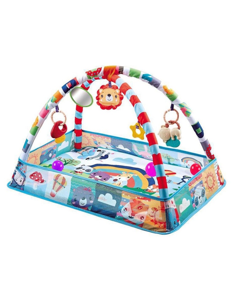 Gimnasio para bebe + Piscina De Pelotas para Bebes-JU-42460