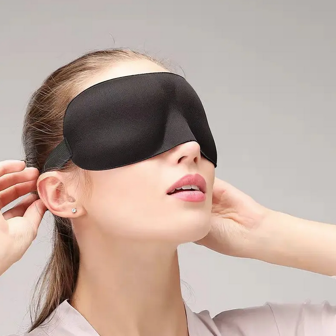 Venda para dormir 3D Ultraligera Blackout Suave Para Los Ojos Para Mujeres y Hombres