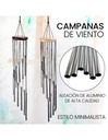 2 Campanillas de Viento de Metal Para la Puerta de Casa u Oficina-HG-41452