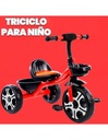 Triciclo Rojo para Niño de 2 a 7 años de edad Armazón de metal-JU-41430