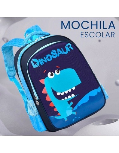 [MC-40188] Mochila escolar para niño dinosaurio Múltiples compartimentos-MC-40188